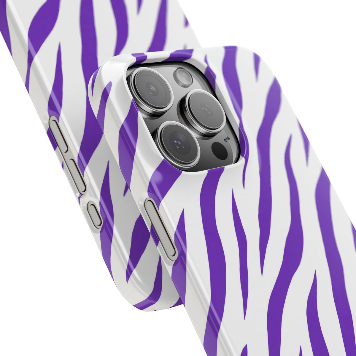 Purple Zebra  — Slim iphone Case
