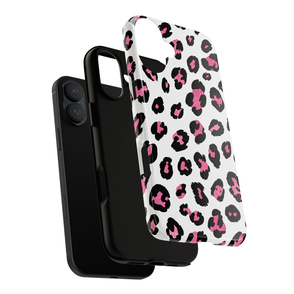 Pink Leopard Print Phone Case — Tough iphone Case