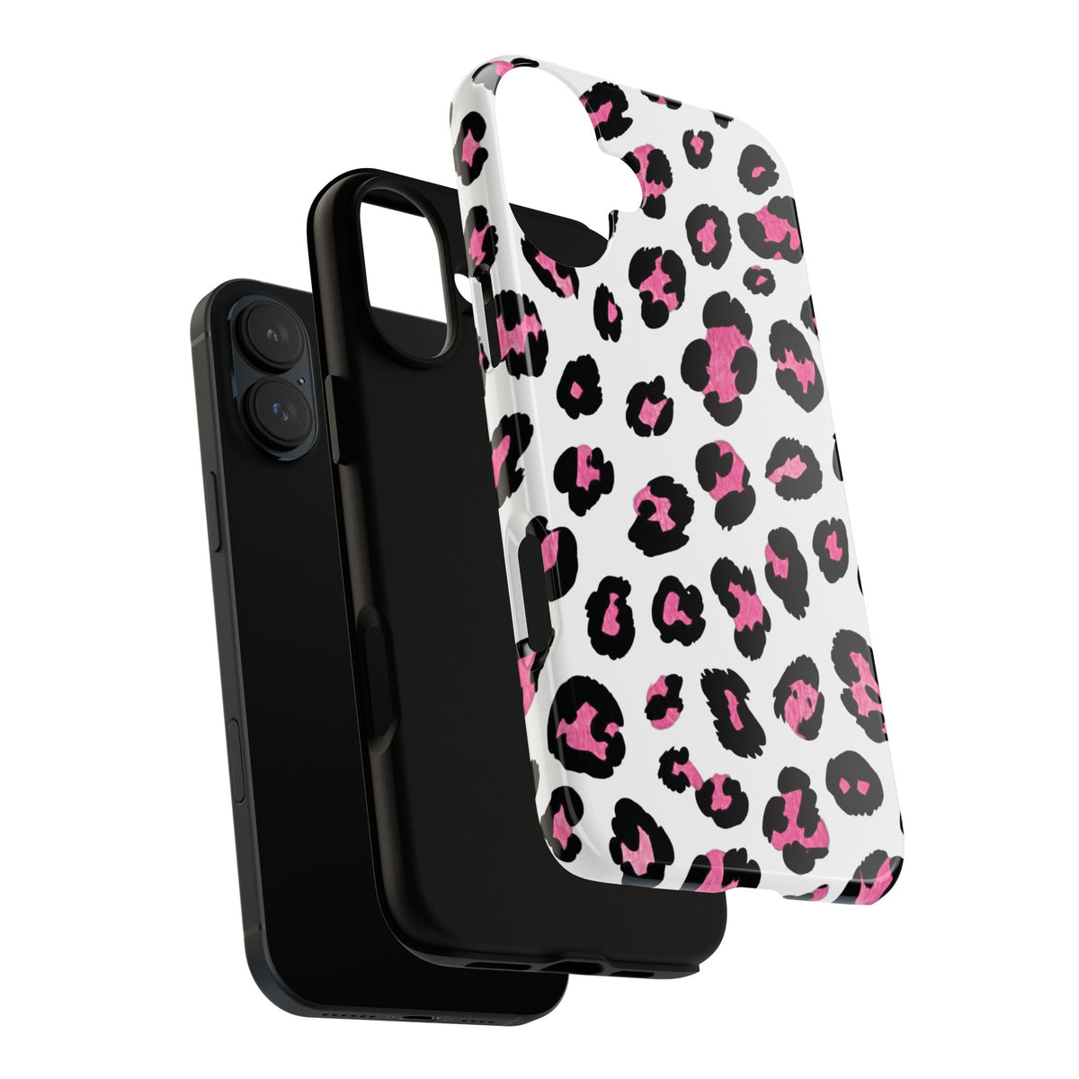 Pink Leopard Print Phone Case — Tough iphone Case