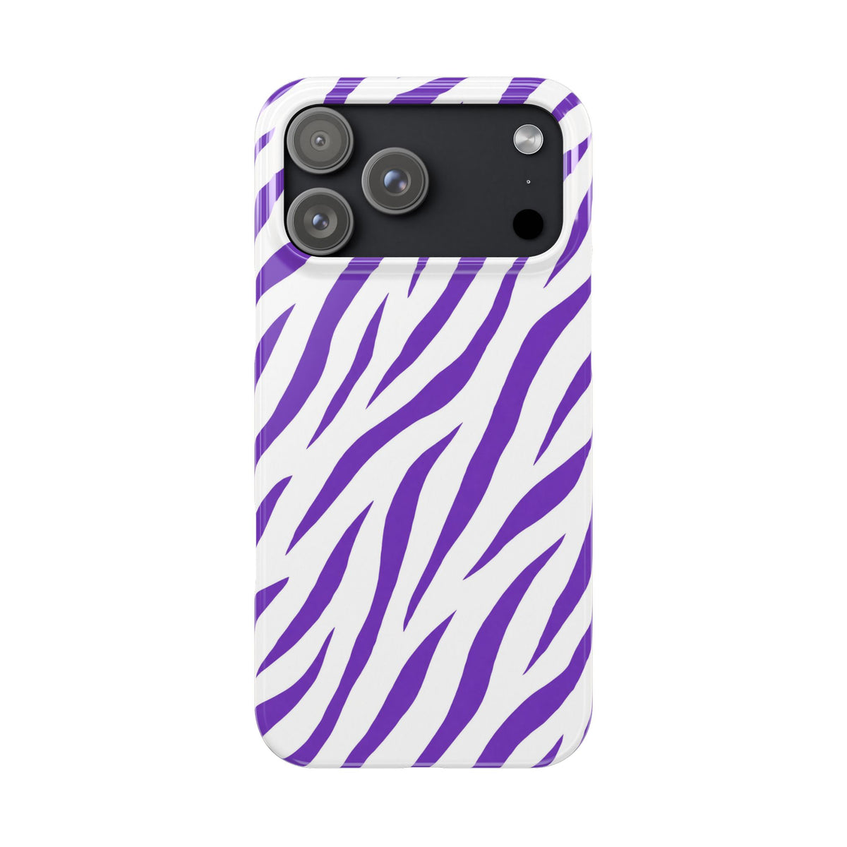 Purple Zebra  — Slim iphone Case