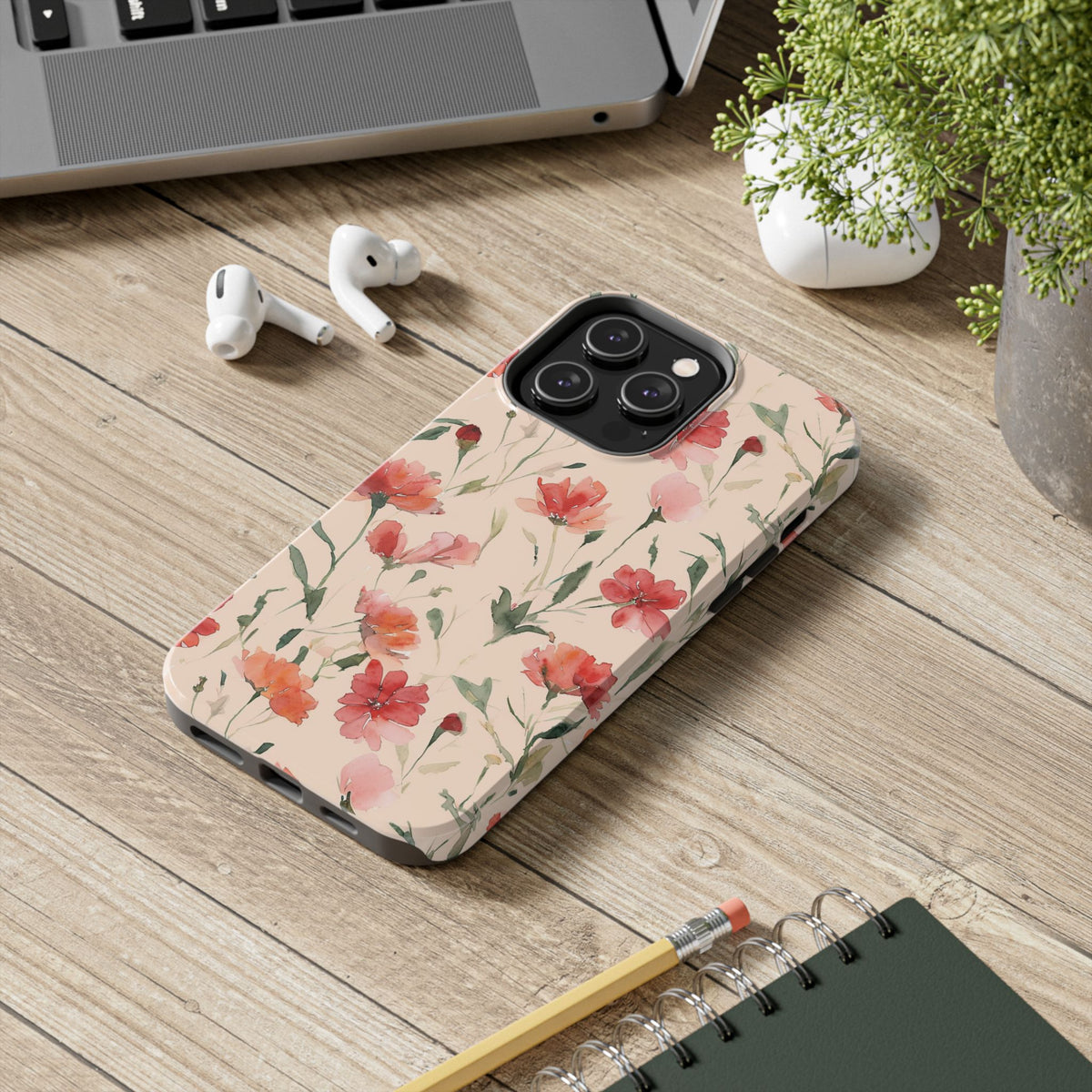 Floral Watercolor — Tough Phone Case
