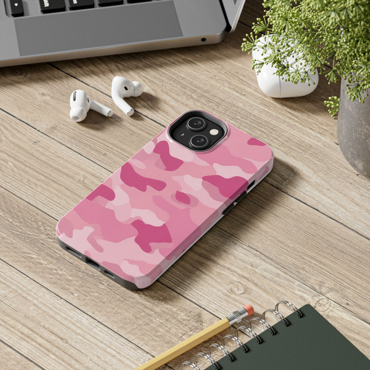 Pink Camo — Tough Phone Case