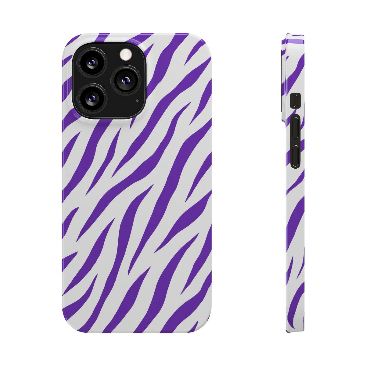 Purple Zebra  — Slim iphone Case
