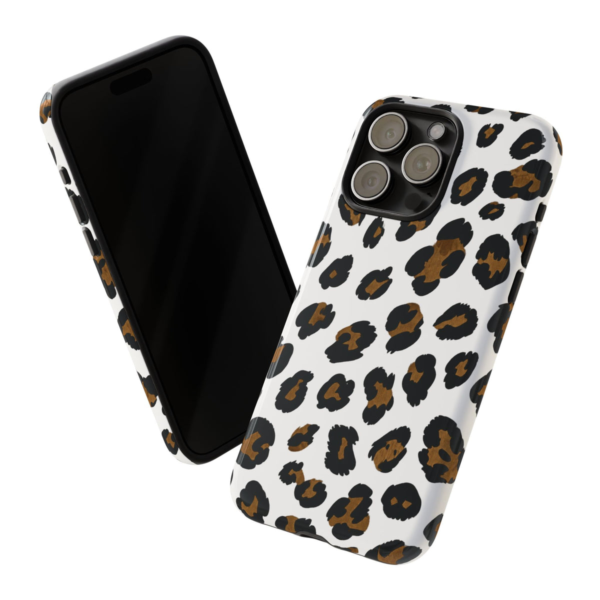 White Classic Leopard — Tough iphone case