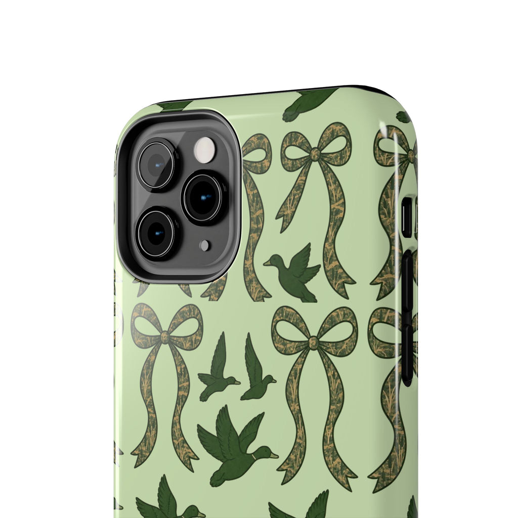 Duck "Cam-bow" - Tough Phone Case (Green)
