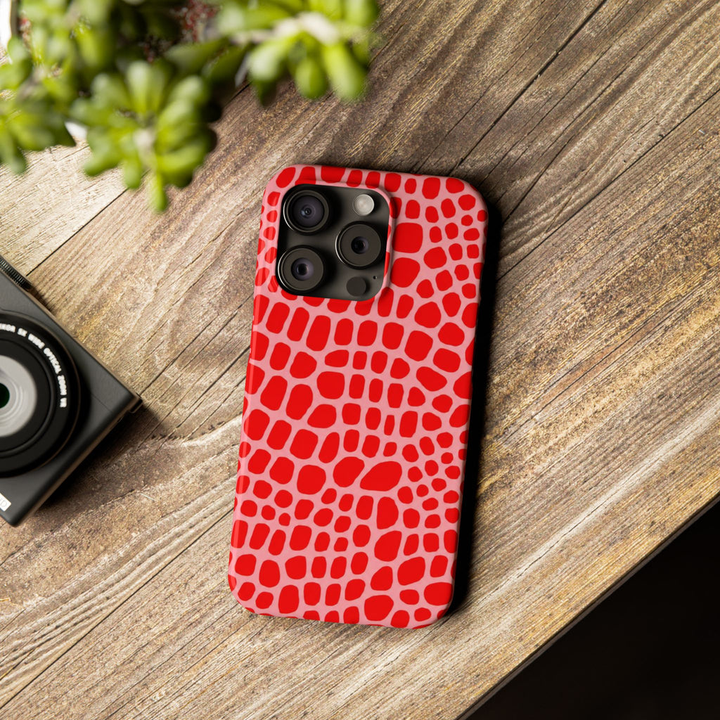 Red Gator — Slim iphone Case