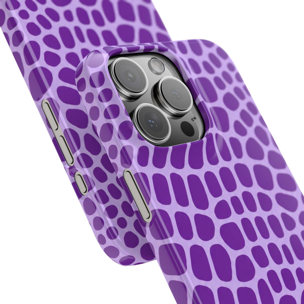 Purple Gator - Slim iphone Case