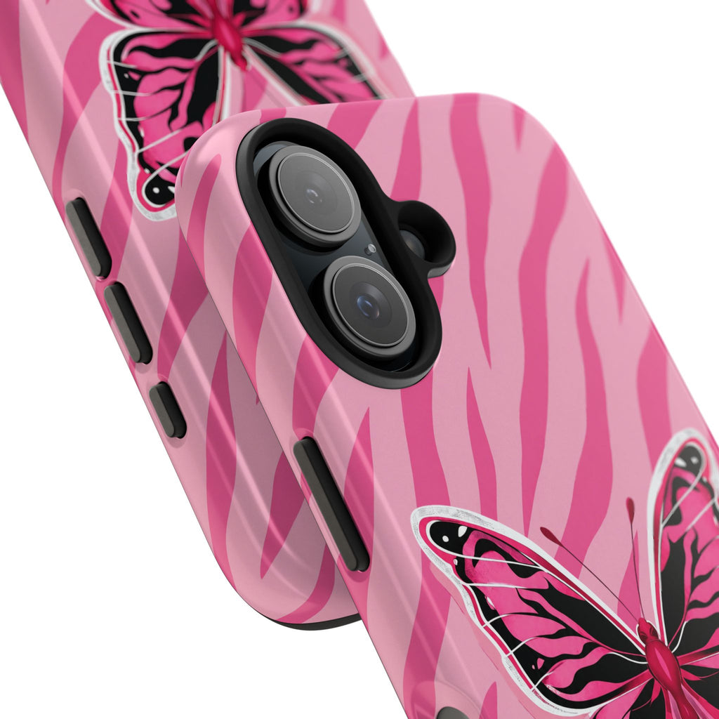 Pink Butterfly - Tough Phone Case