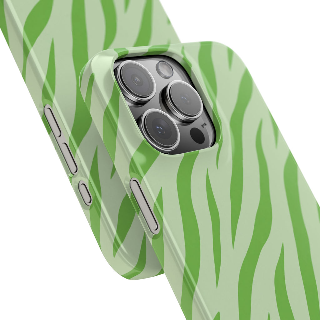 Green Zebra — Slim iphone Case