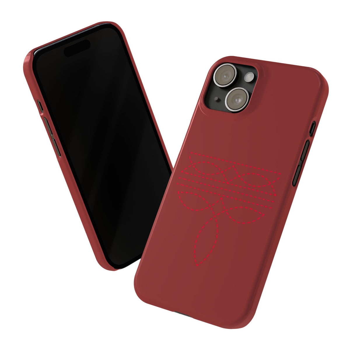 Red Boot Stitch — Slim iphone Case