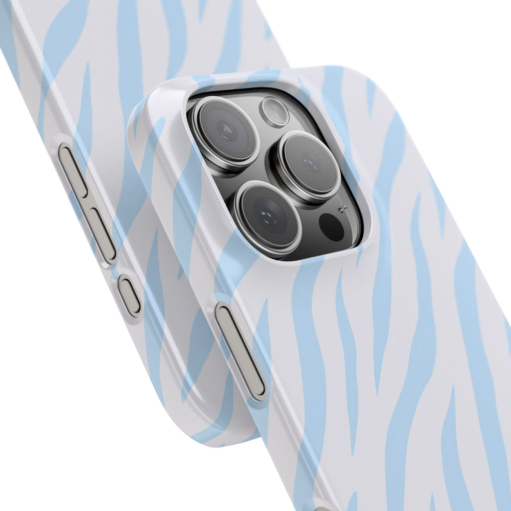 Blue Zebra - Slim iphone Case