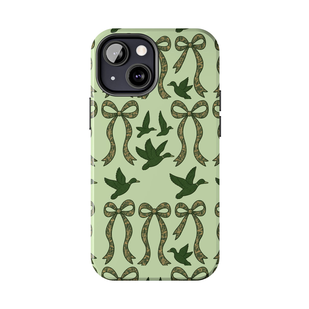 Duck "Cam-bow" - Tough Phone Case (Green)