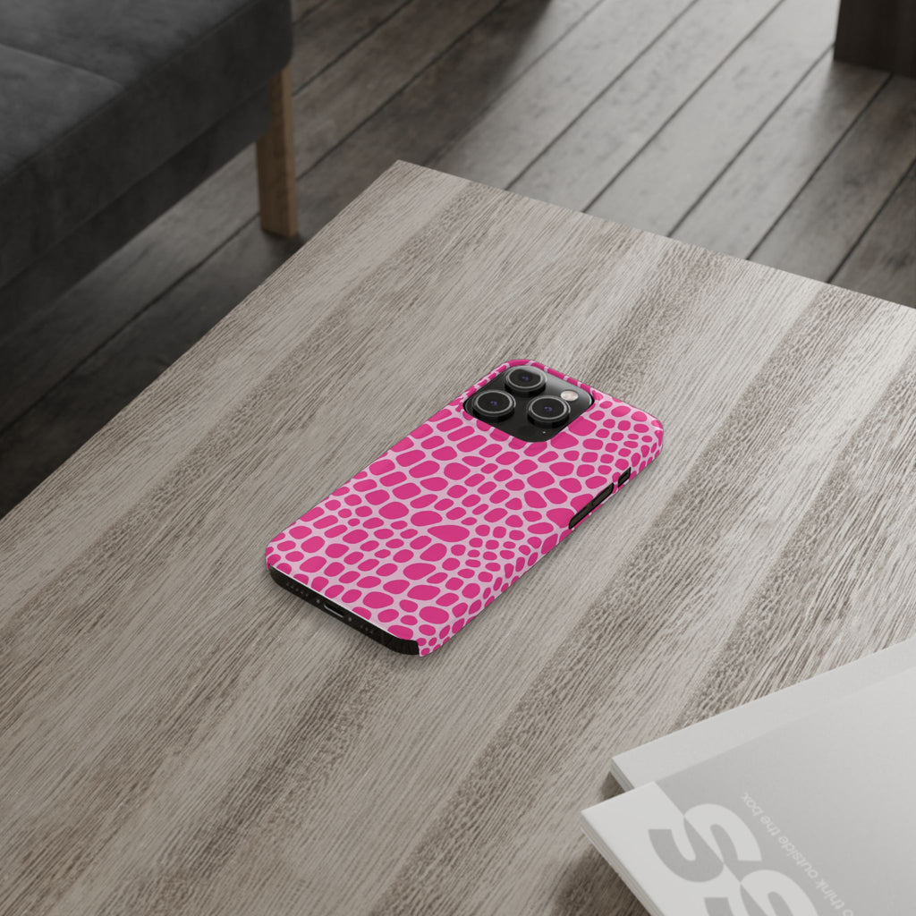 Pink Gator — Slim iphone Case