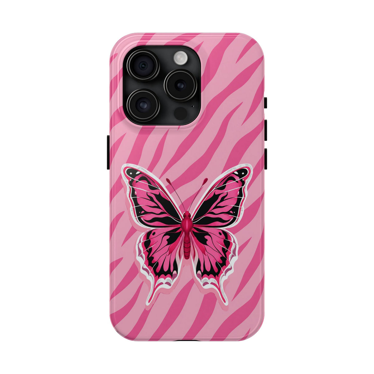 Pink Butterfly - Tough Phone Case