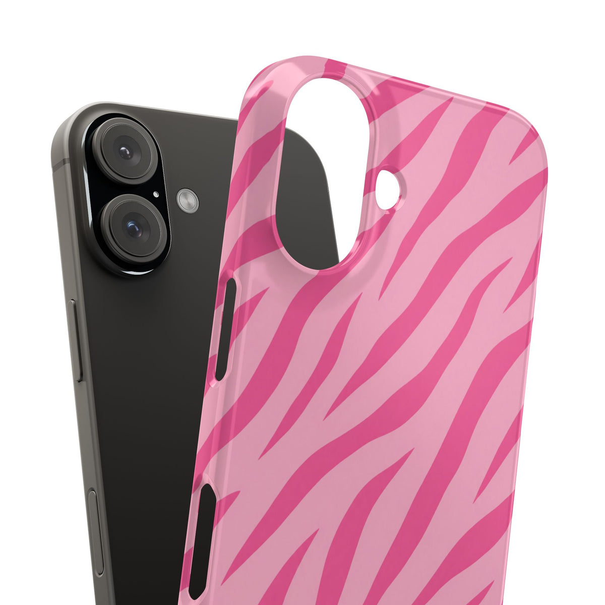 Pink Zebra— Slim iphone Case