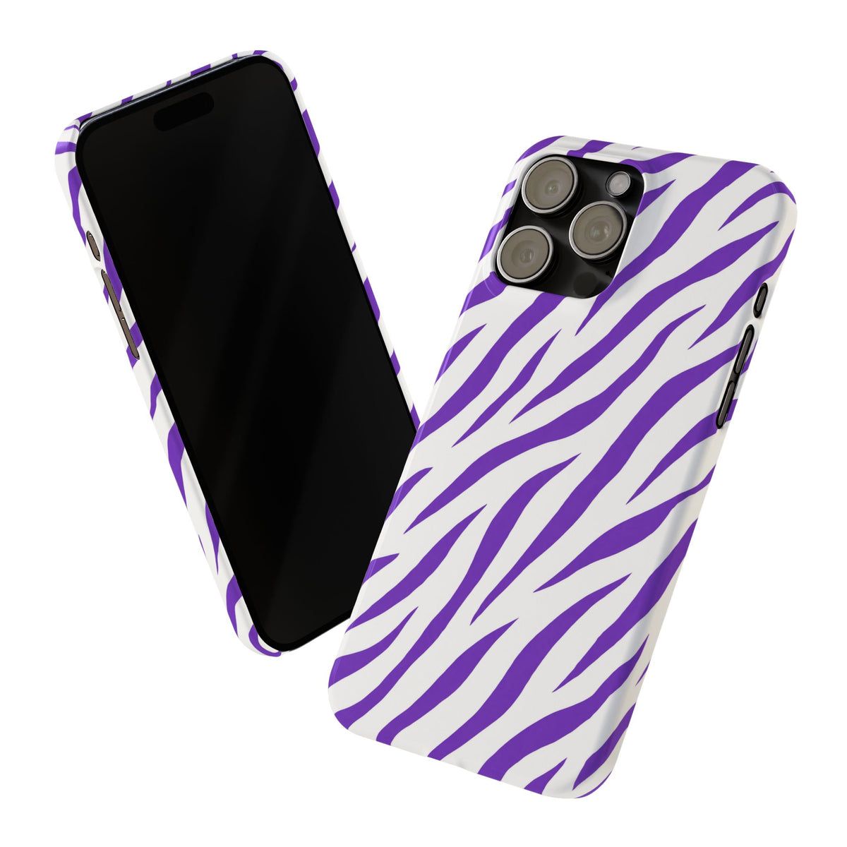 Purple Zebra  — Slim iphone Case