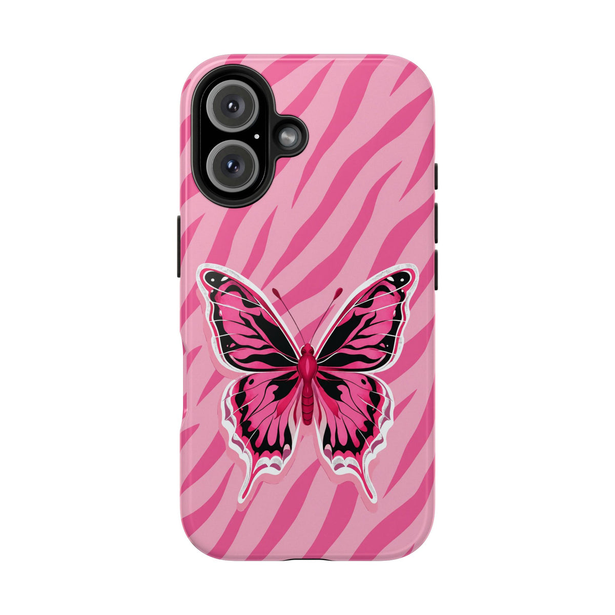 Pink Butterfly - Tough Phone Case