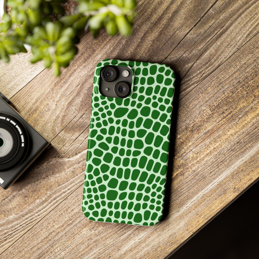 Green Gator - Slim iphone Case