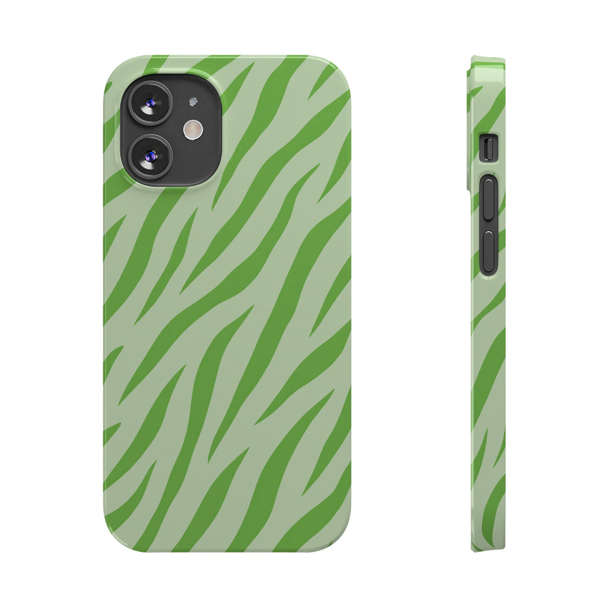 Green Zebra — Slim iphone Case