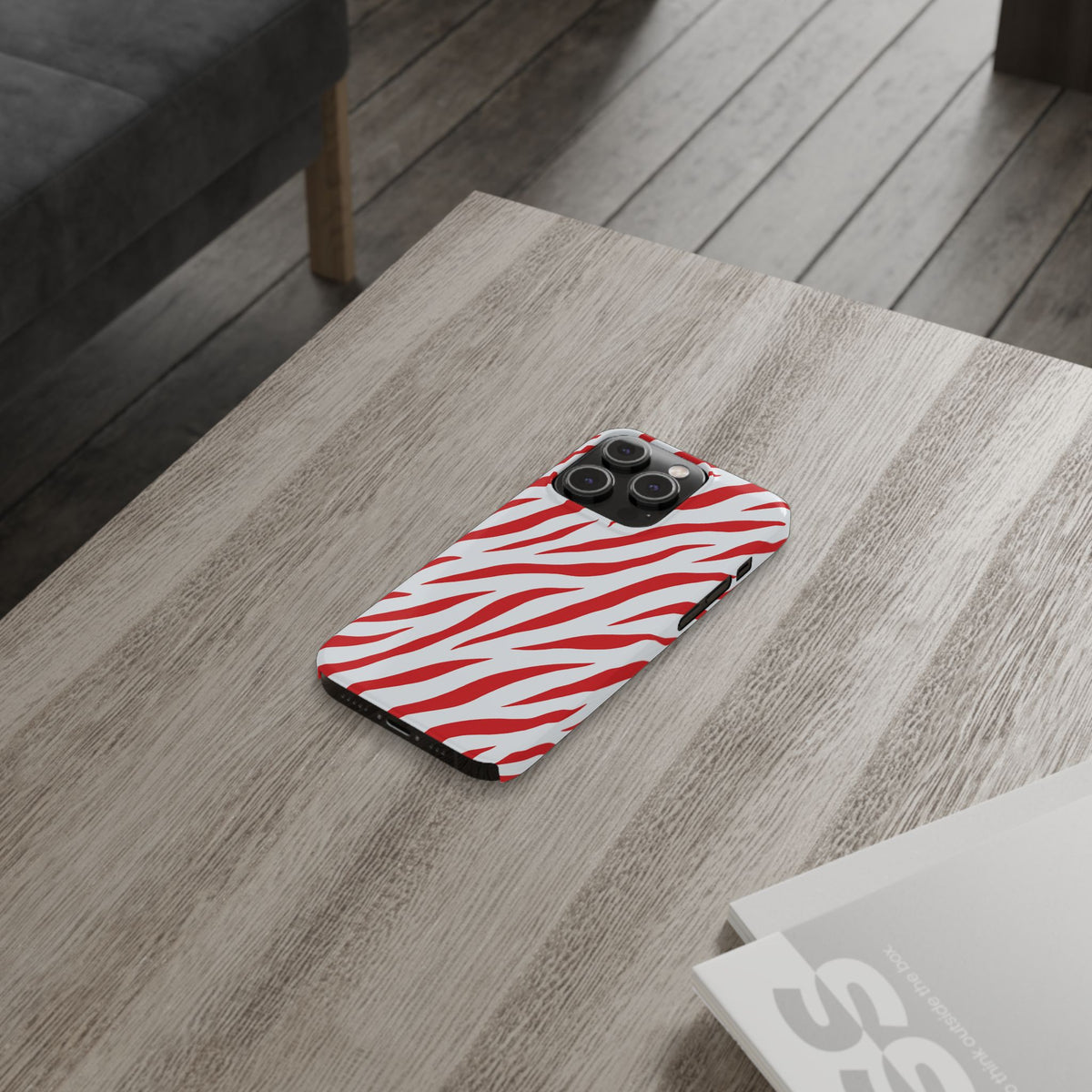 Red Zebra — Slim iphone Case