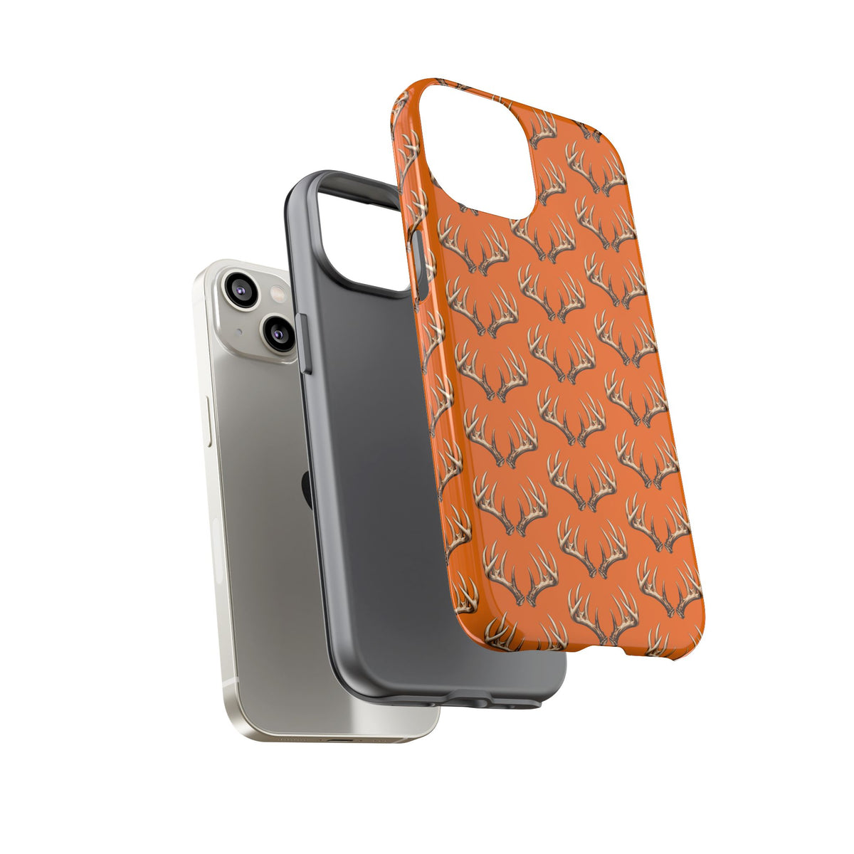The White tail –  Orange Deer Shed Tough iphone Case