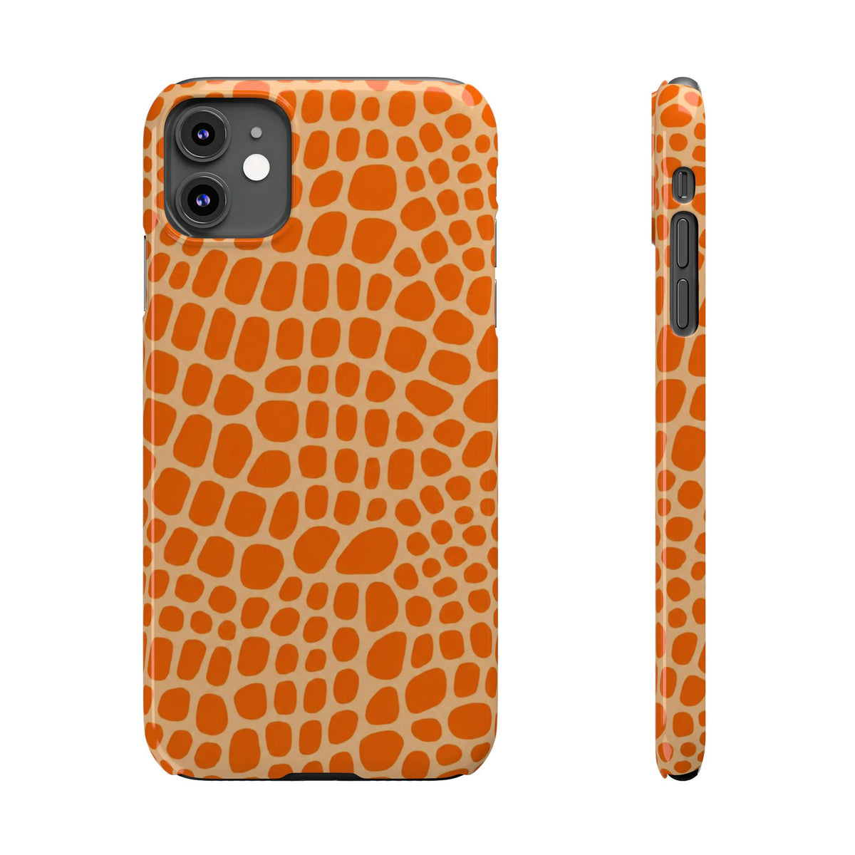 Orange Gator— Slim iphone Case