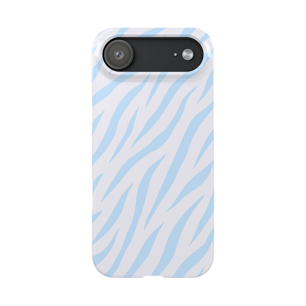 Blue Zebra - Slim iphone Case