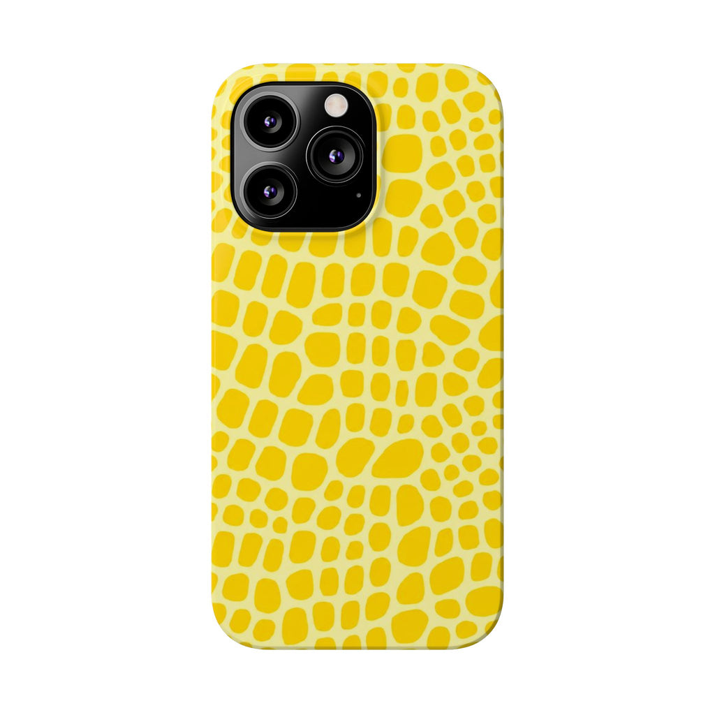 Yellow Gator — Slim iphone Case