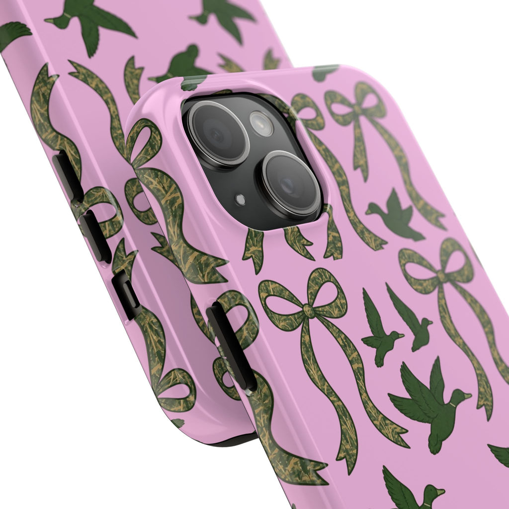 Duck "Cam-bow"— Tough Phone Case (Pink)