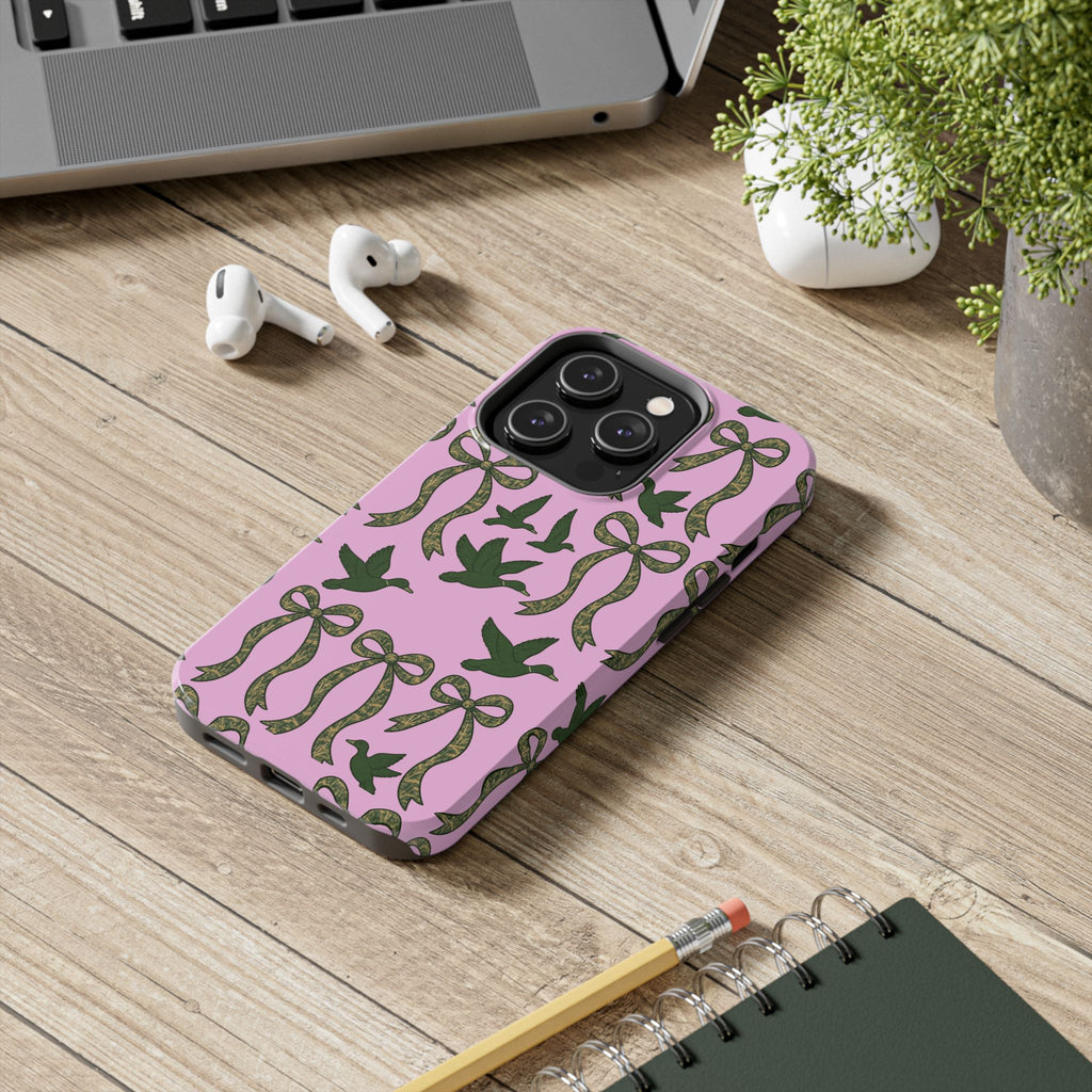 Duck "Cam-bow"— Tough Phone Case (Pink)