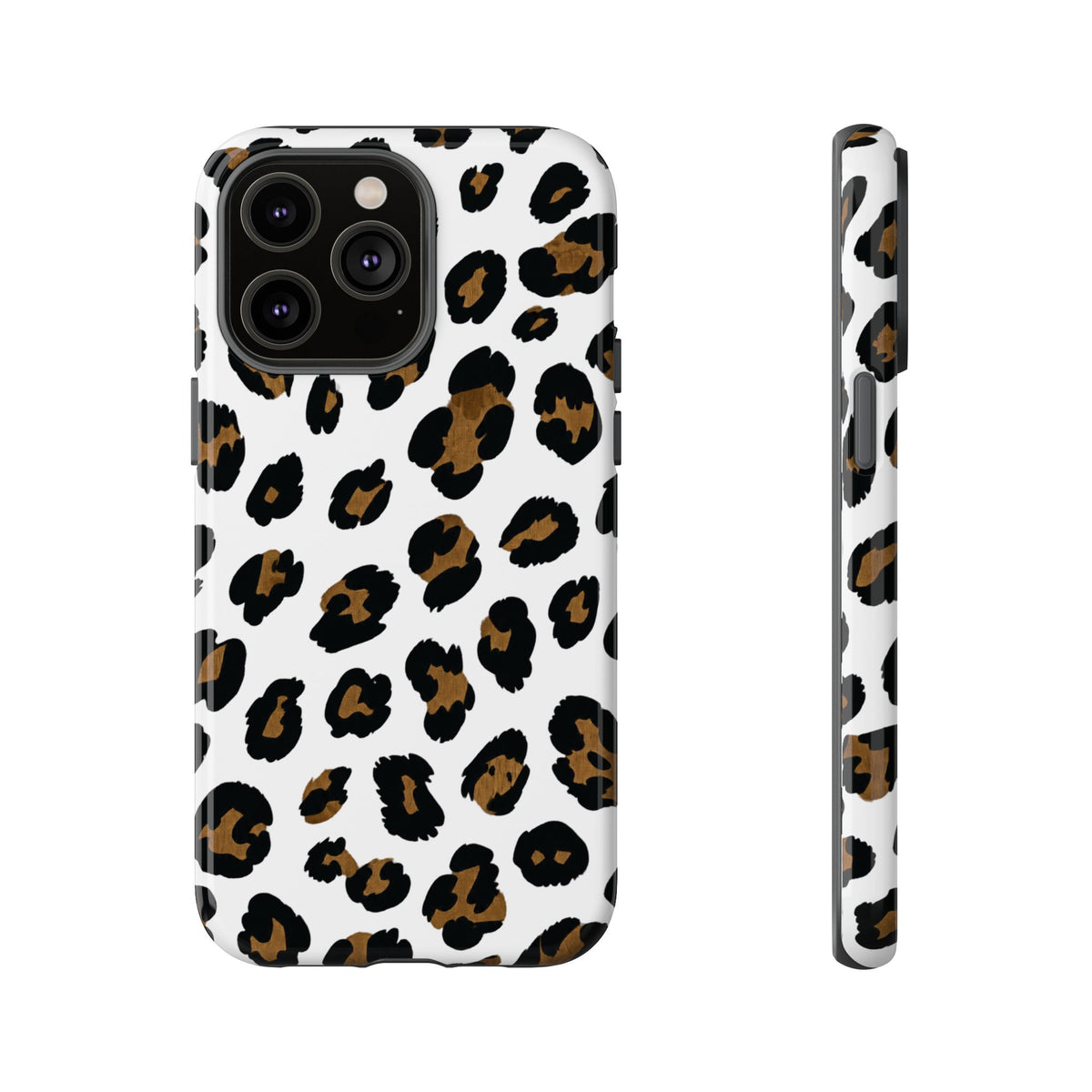 White Classic Leopard — Tough iphone case