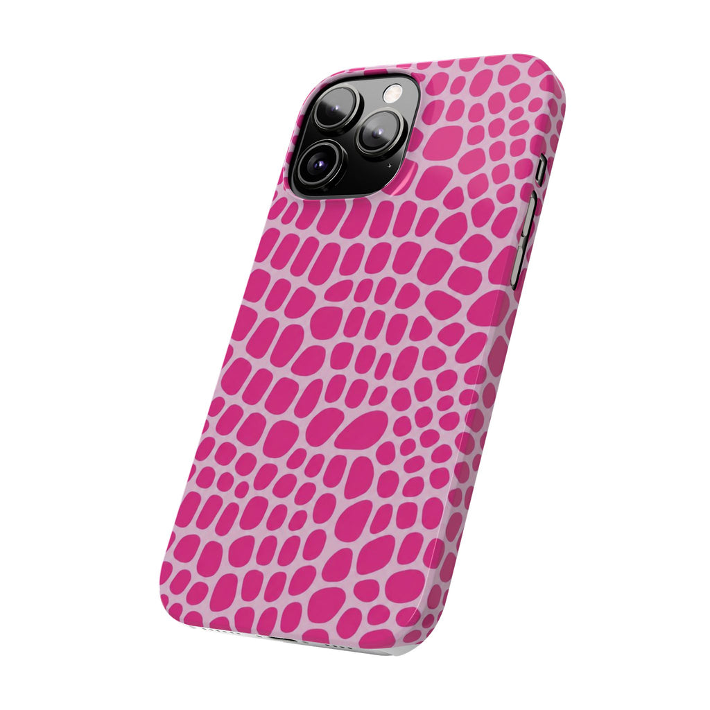 Pink Gator — Slim iphone Case