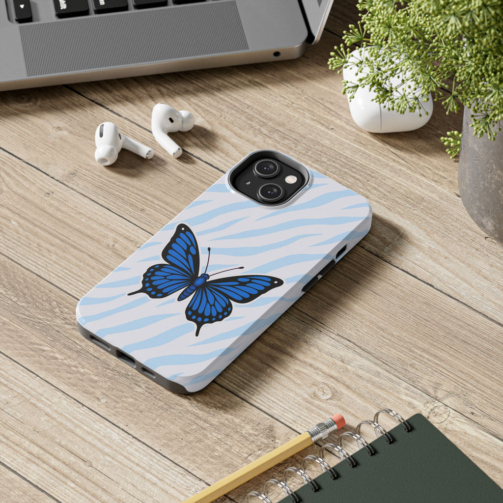 Blue Butterfly — Tough Phone Case