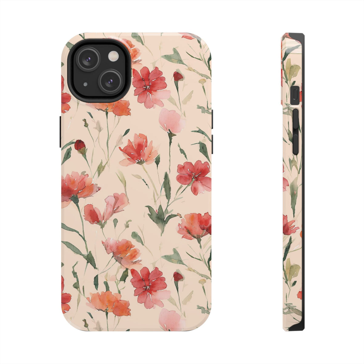 Floral Watercolor — Tough Phone Case