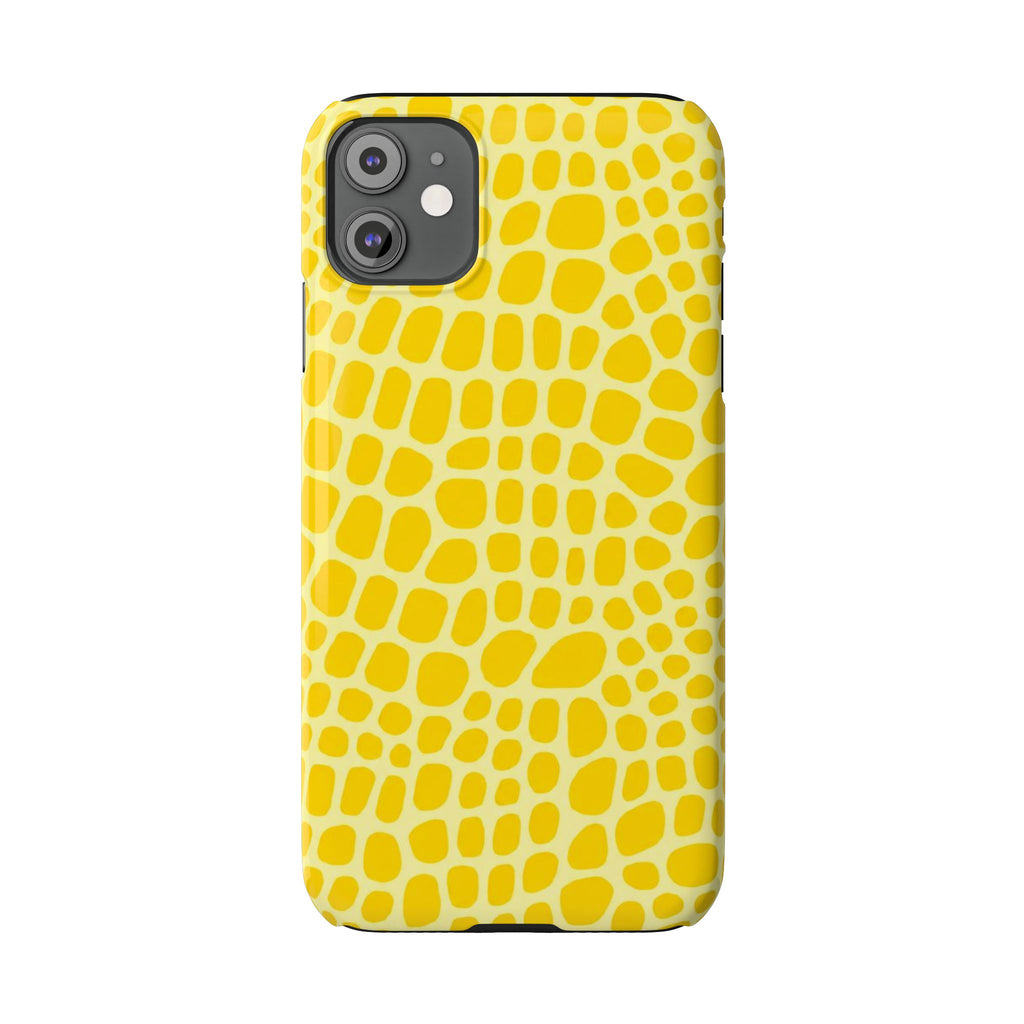 Yellow Gator — Slim iphone Case