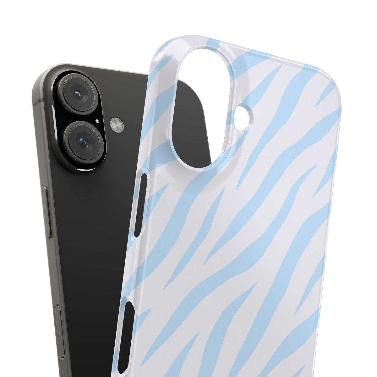 Blue Zebra - Slim iphone Case