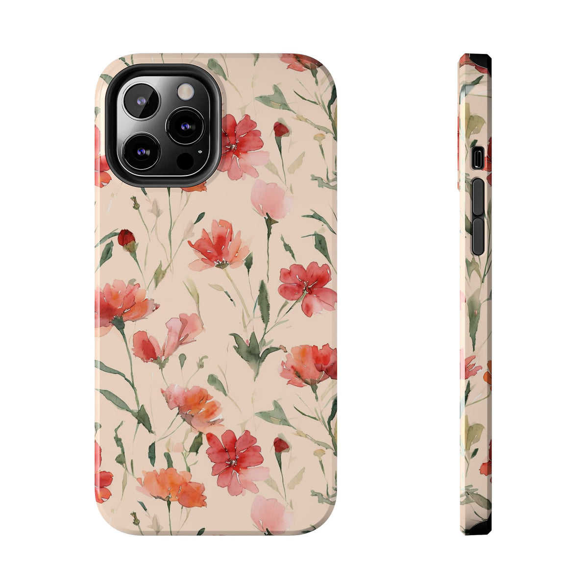 Floral Watercolor — Tough Phone Case