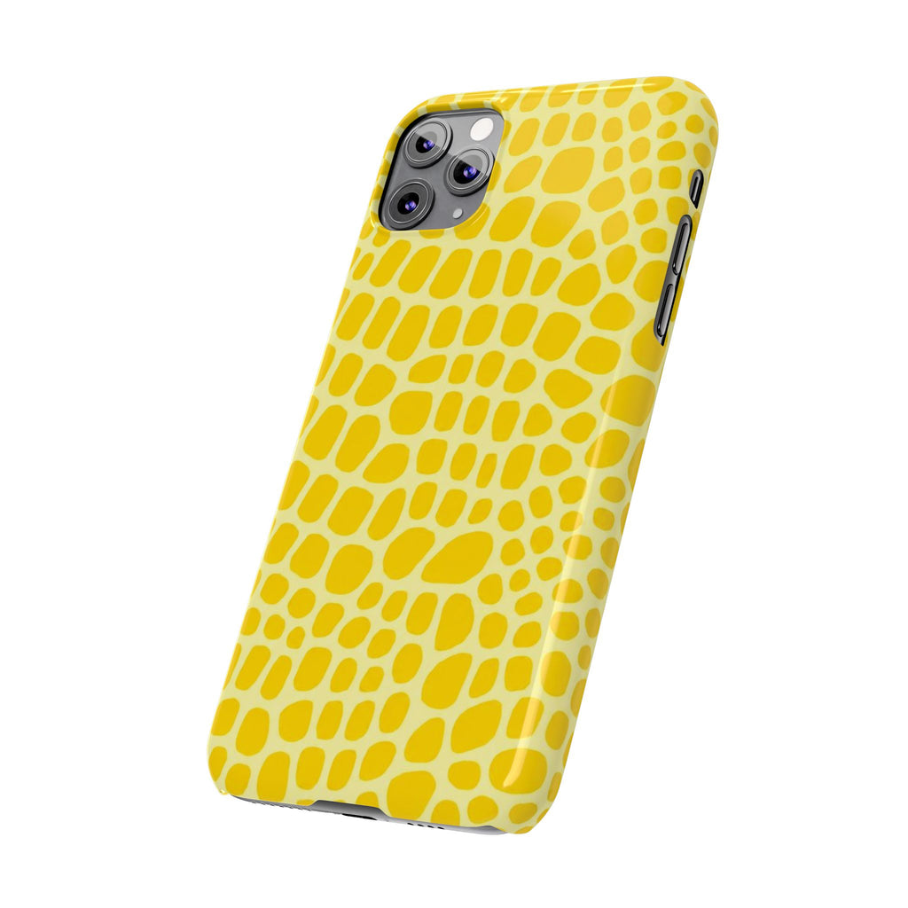 Yellow Gator — Slim iphone Case
