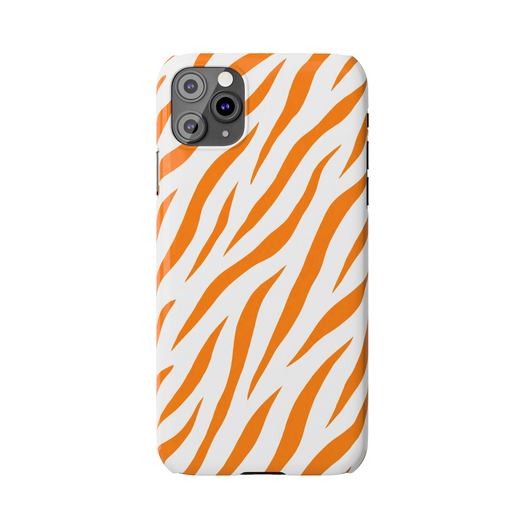 Orange Zebra— Slim iphone Case