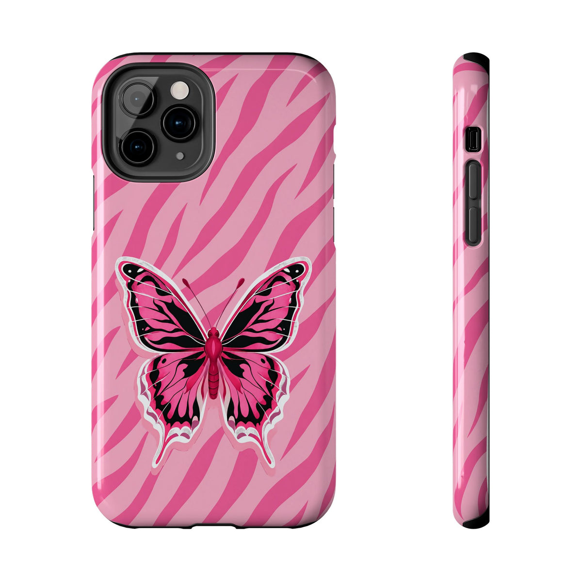 Pink Butterfly - Tough Phone Case