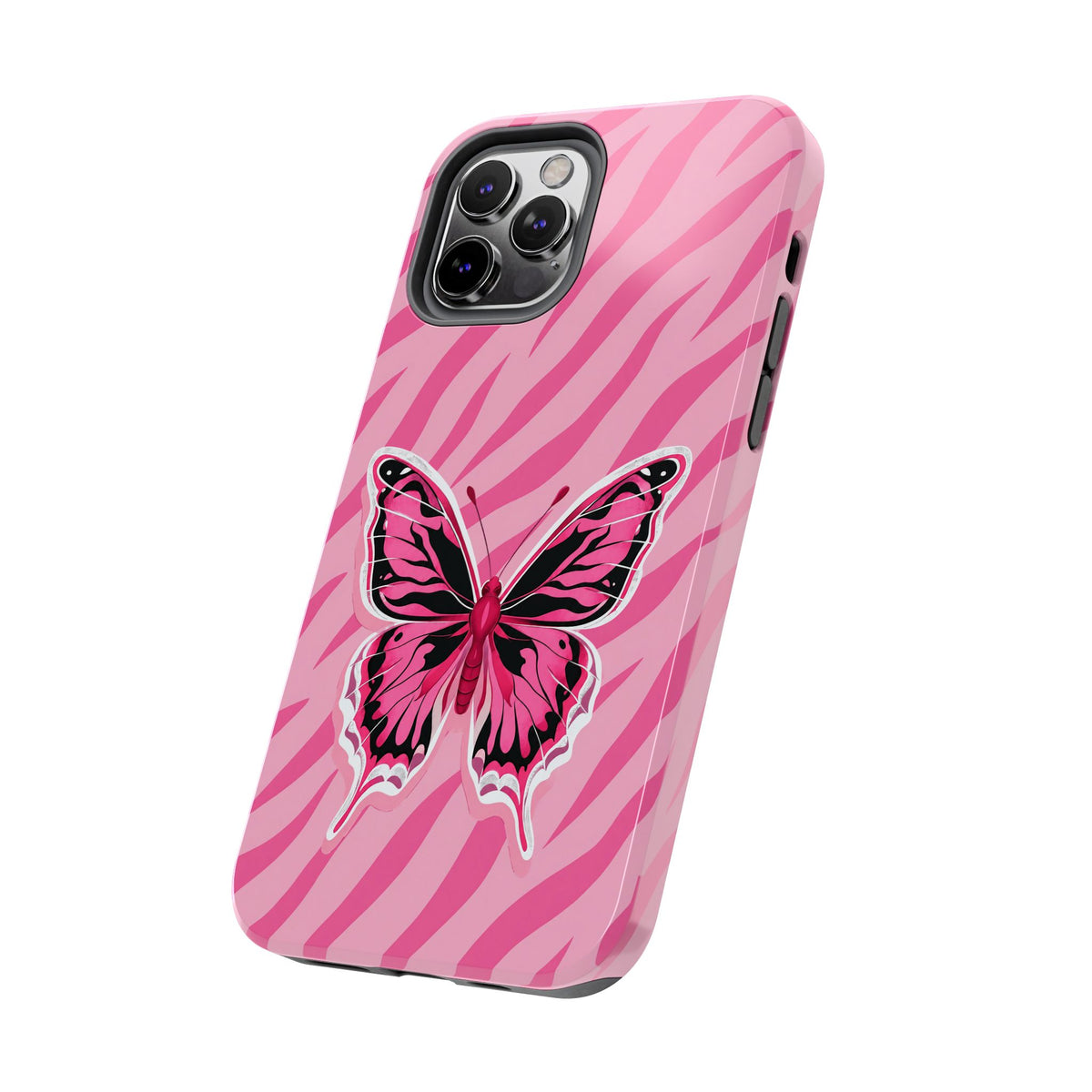 Pink Butterfly - Tough Phone Case