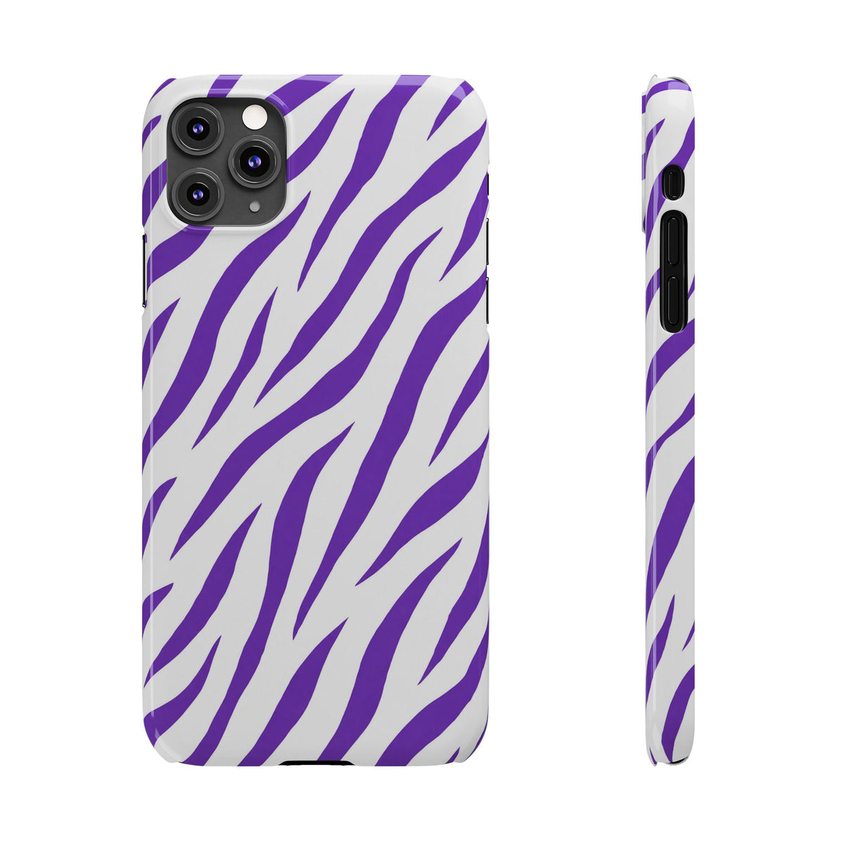 Purple Zebra  — Slim iphone Case