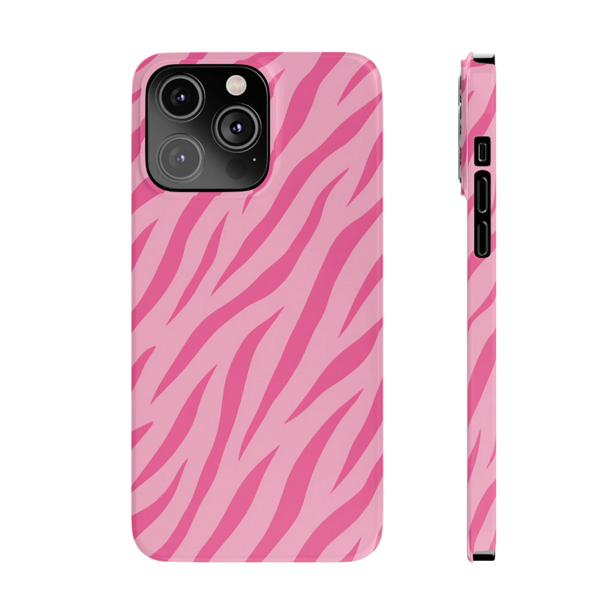 Pink Zebra— Slim iphone Case