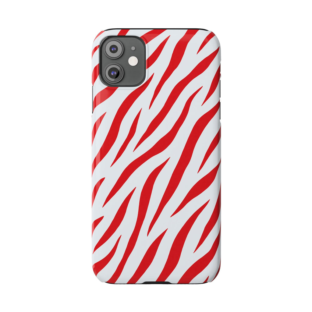 Red Zebra — Slim iphone Case