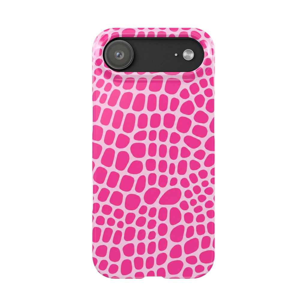 Pink Gator — Slim iphone Case