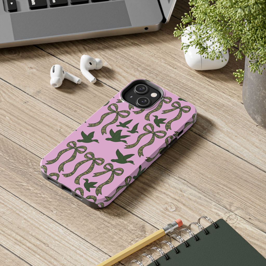 Duck "Cam-bow"— Tough Phone Case (Pink)