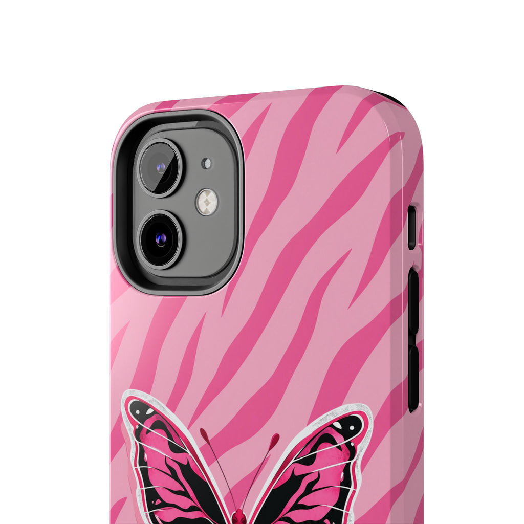 Pink Butterfly - Tough Phone Case