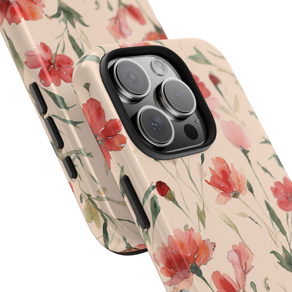 Floral Watercolor — Tough Phone Case
