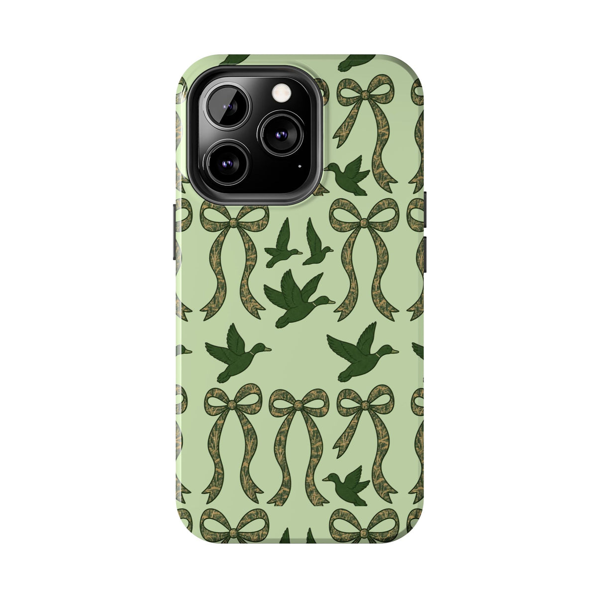 Duck "Cam-bow" - Tough Phone Case (Green)
