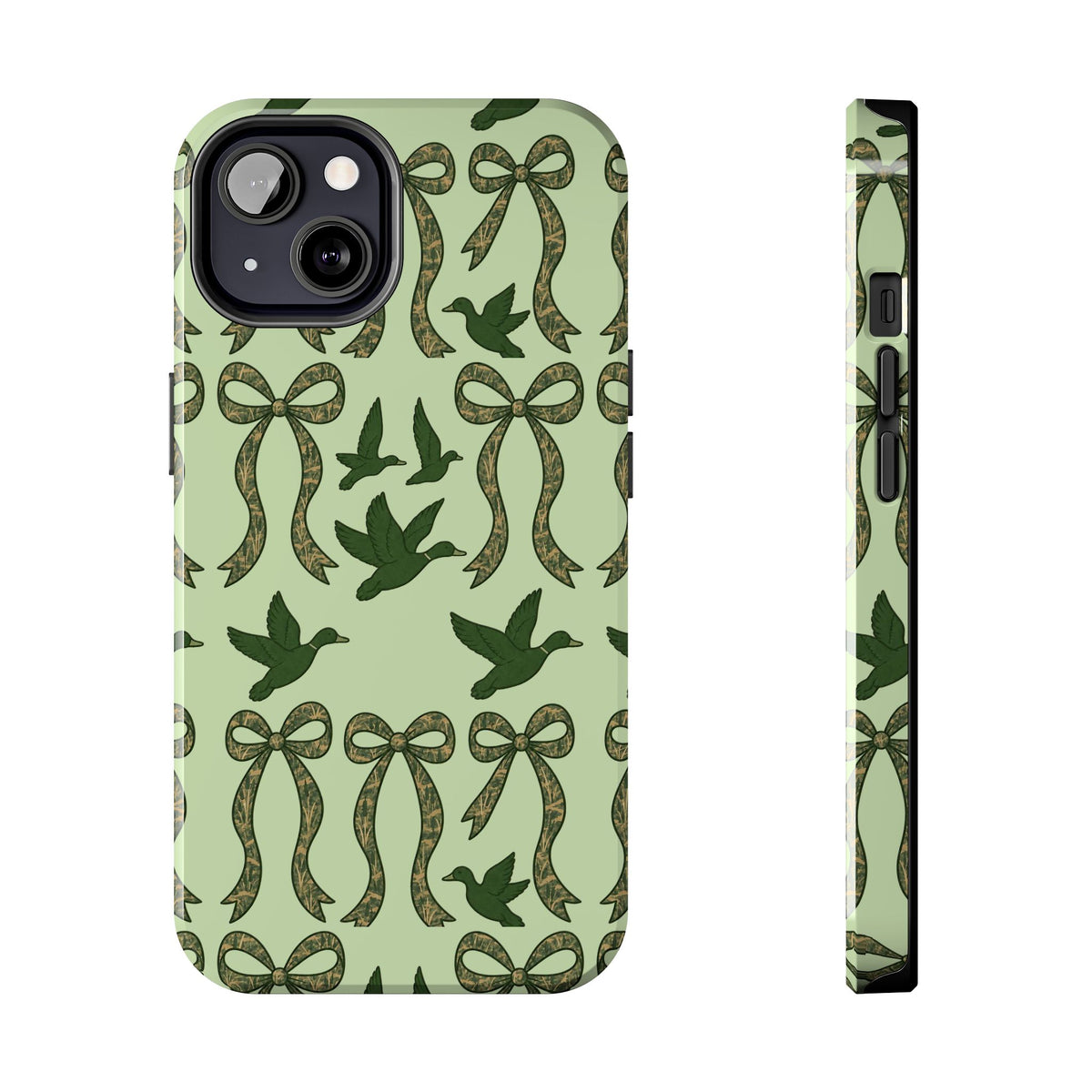 Duck "Cam-bow" - Tough Phone Case (Green)